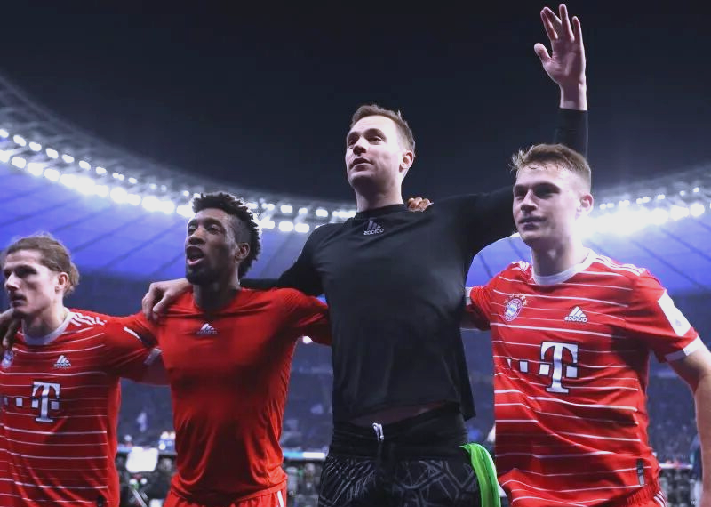 柏林赫塔神奇绝杀榜首拜仁,提前拿到主场三分 柏林赫塔神奇绝杀榜首拜仁,提前拿到主场三分